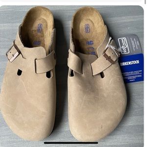 Birkenstock Boston Tobacco Oiled Leather Clog EU 43